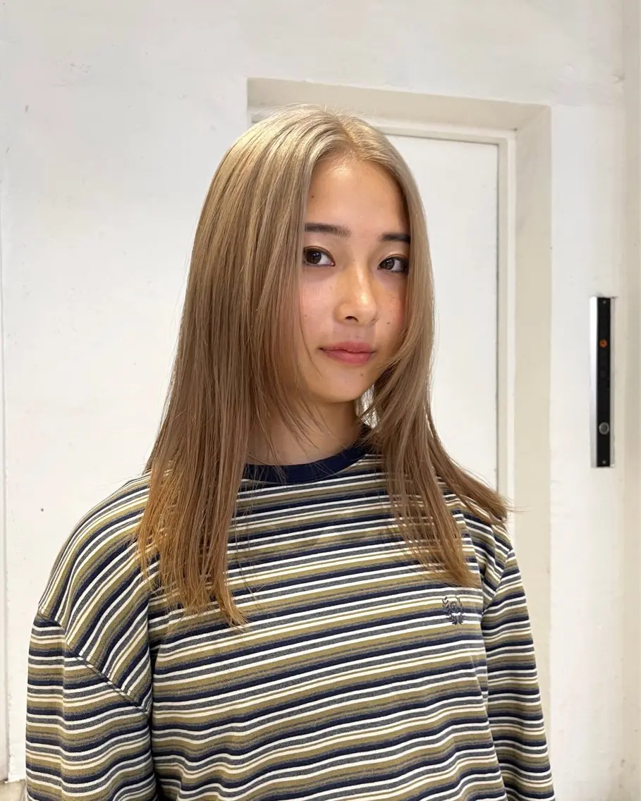 カラー ベージュカラー ヘアカラー 吉祥寺/個性派/ kazuha🩰のヘアスタイル