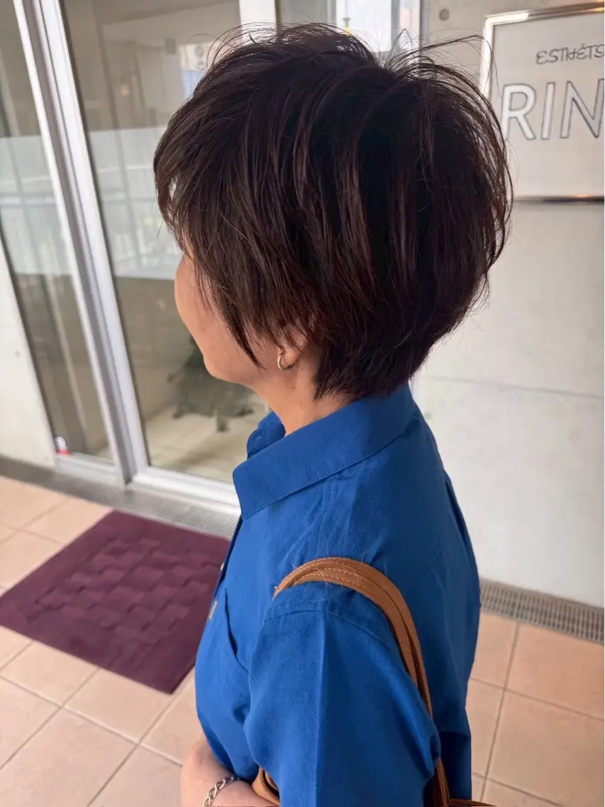 ショート ショートヘア 上村 直輝のヘアスタイル
