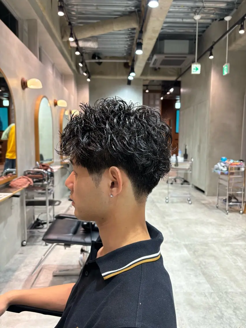 パーマ メンズ カット パーマ fifth 清水睦月のヘアスタイル