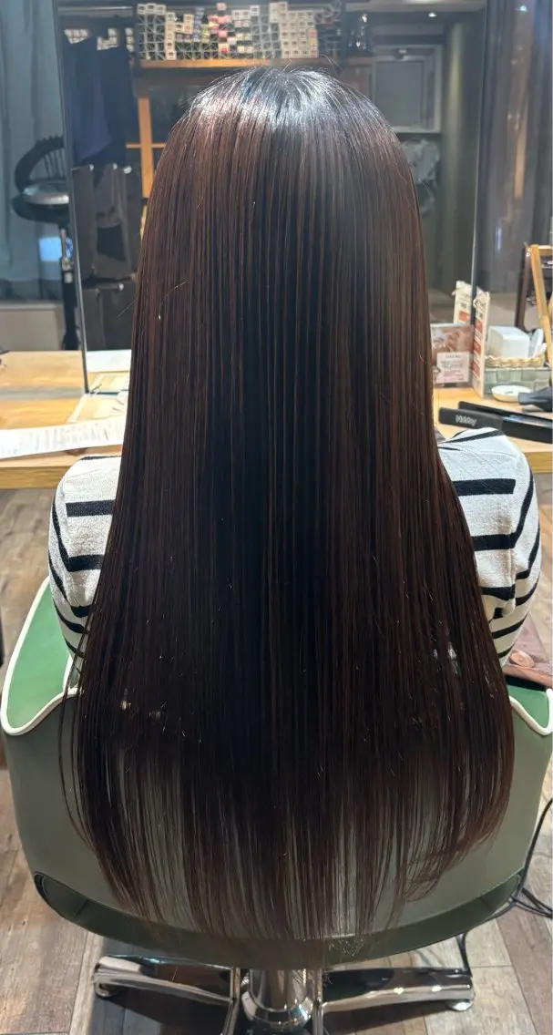 ロング カラー パーマ トリートメント 渡邊 陽大のヘアスタイル