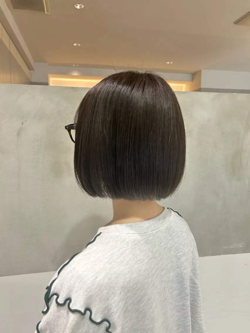 ショート ボブ カット トリートメント ヘアセット ナチュラル/韓国💎 haruka 💎のヘアスタイル