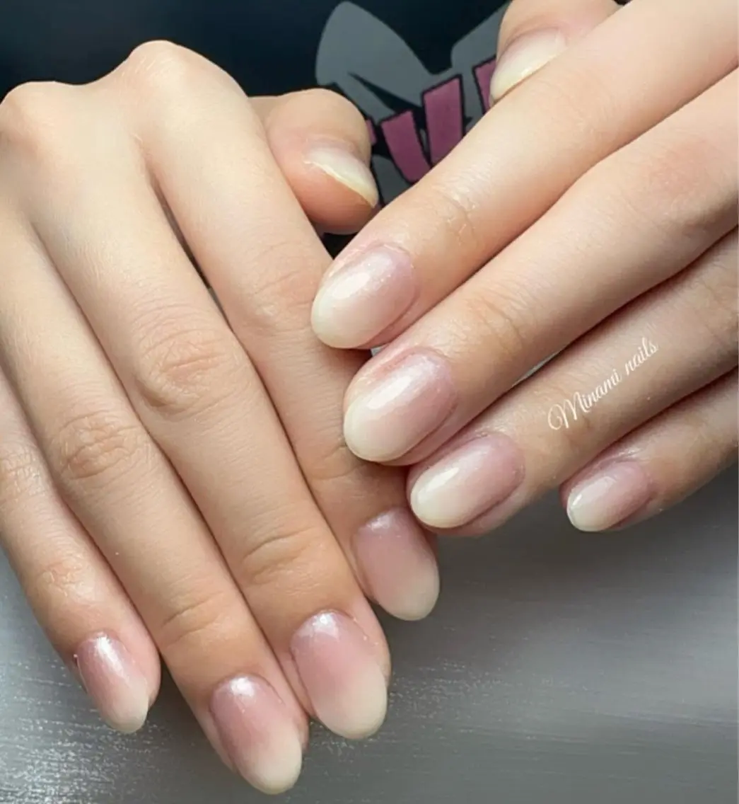 ネイル アートネイル オーロラネイル ガーリー キラキラネイル 韓国ネイル Minami Nailsのネイルデザイン