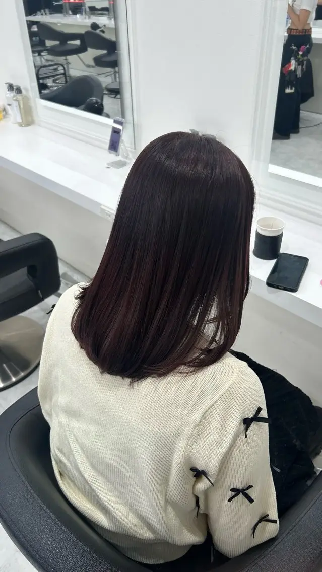 ロング カラー パーマ ヘアアレンジ メンズ キッズ ベージュブラウン 🎀Himari🎀のヘアスタイル