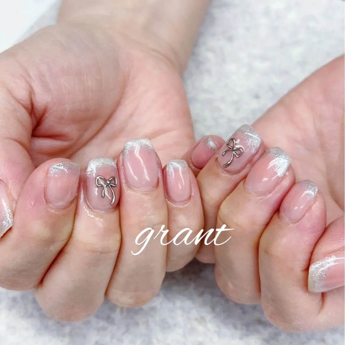 ネイル グラデーション マグネットネイル ハンドネイル nailsalon grantのネイルデザイン