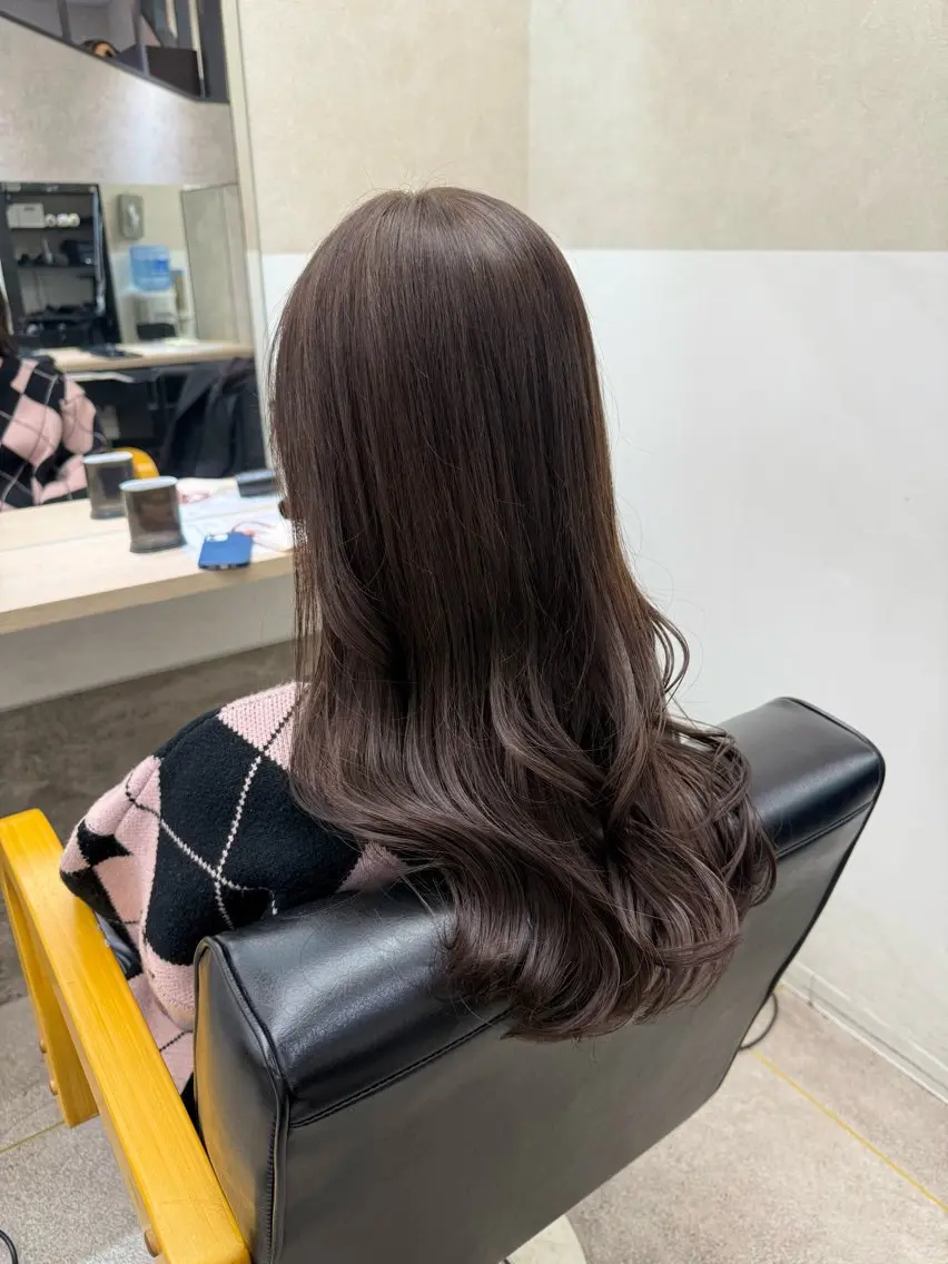 ロング カット ヘアカラー トリートメント GiseL 博多 ほのかのヘアスタイル