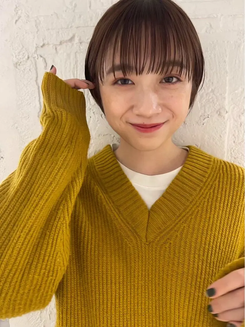 ショート ショートボブレイヤー 湯澤哲成のヘアスタイル
