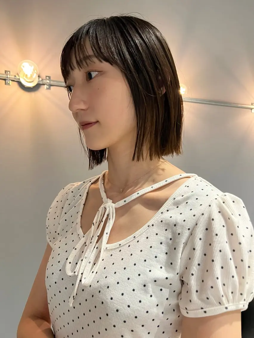 ショート カラー ボブ SALOWIN熊本 yuseiのヘアスタイル