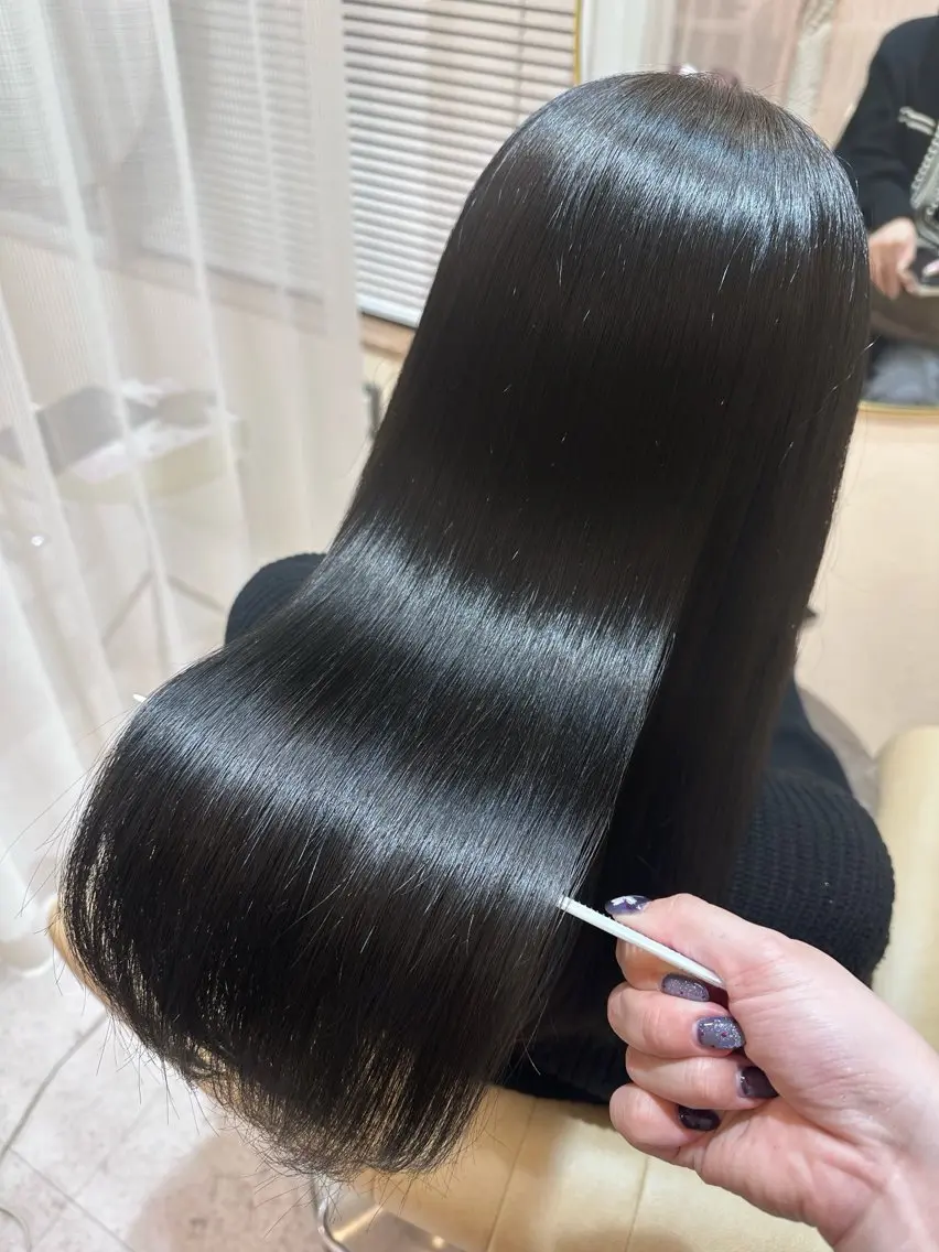 ロング カラー 髪質改善 トリートメント カット ヘアカラー トリートメント ヘッドスパ 髪質改善・艶髪カラー 🌷miku🌷のヘアスタイル
