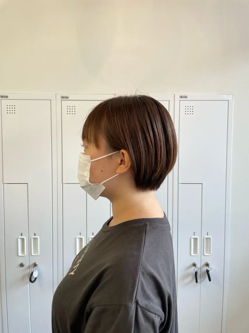 ショート 立野 莉央のヘアスタイル