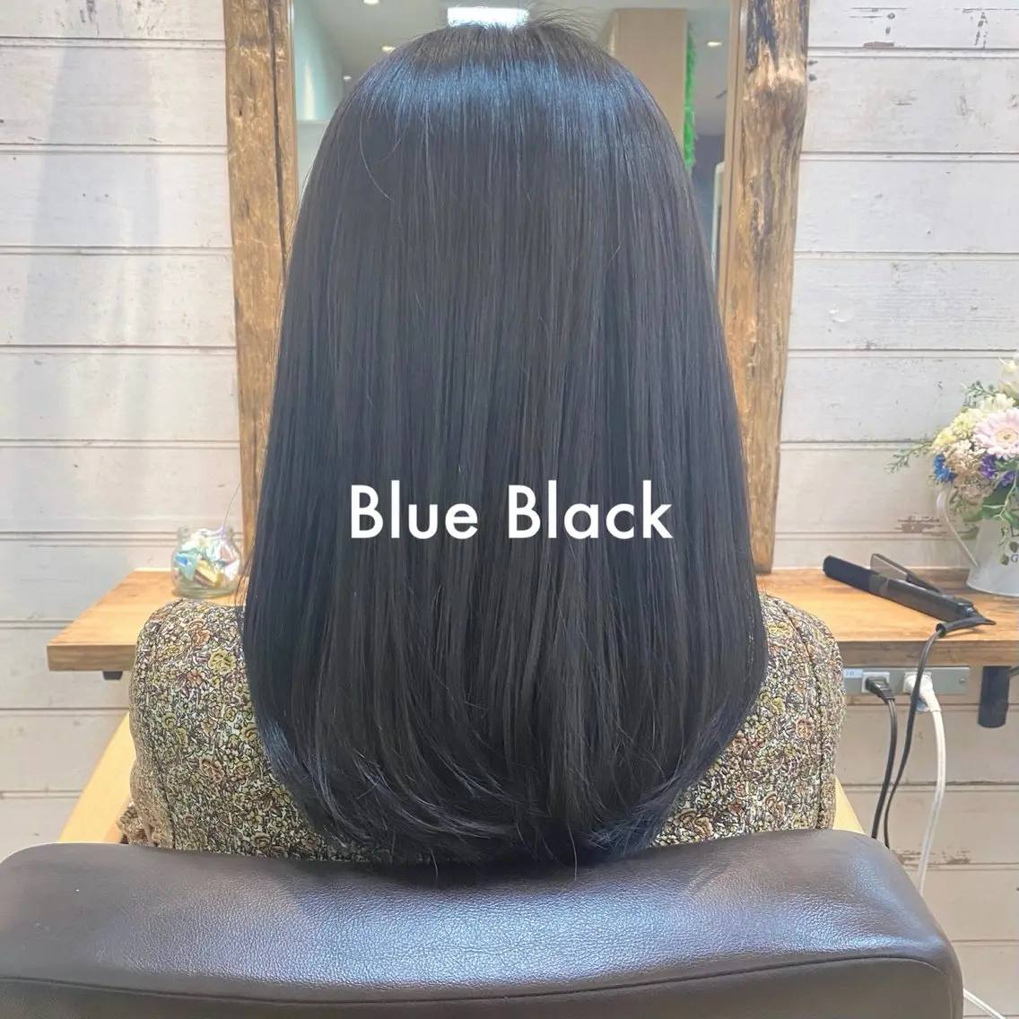 セミロング カラー ヘアカラー トリートメント Eri 🌿透明感・艶カラーのヘアスタイル
