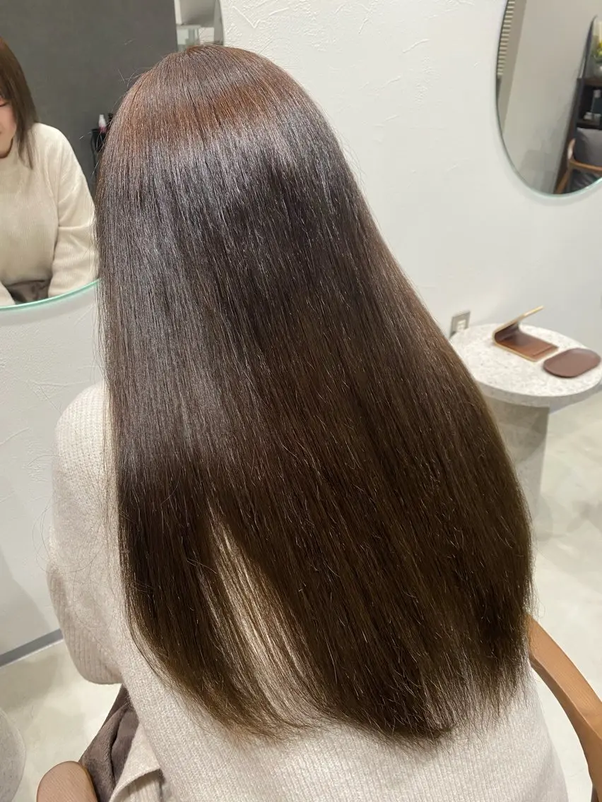 ロング カラー カット ヘアカラー Aujuaソムリエ ❤️‍🔥今吉 晃太のヘアスタイル
