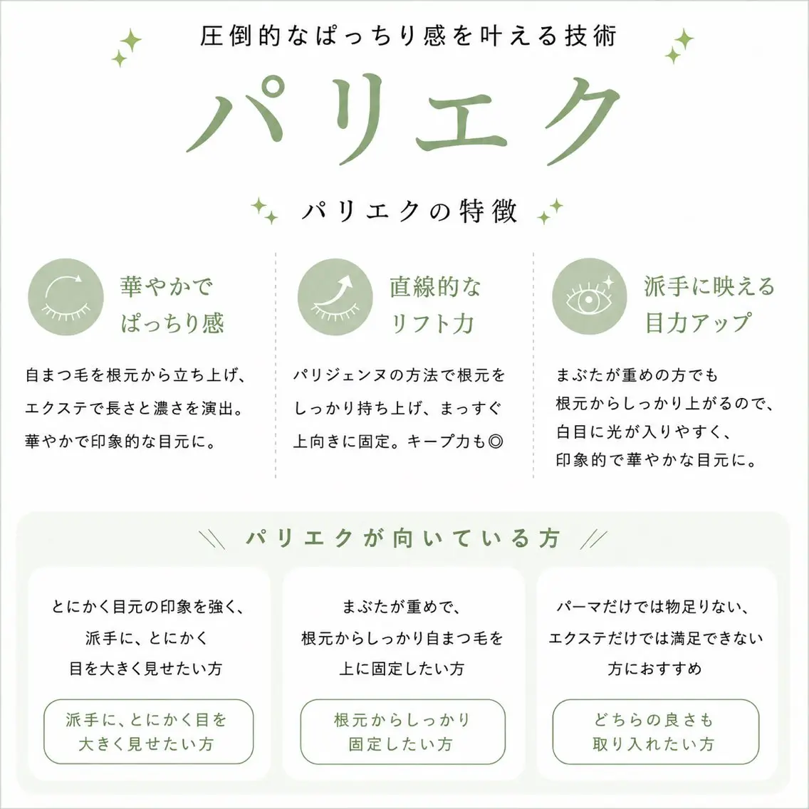 マツエク・マツパ マツエク まつ毛/眉毛/WAX 🌱半個室サロン結のマツエク・マツパデザイン