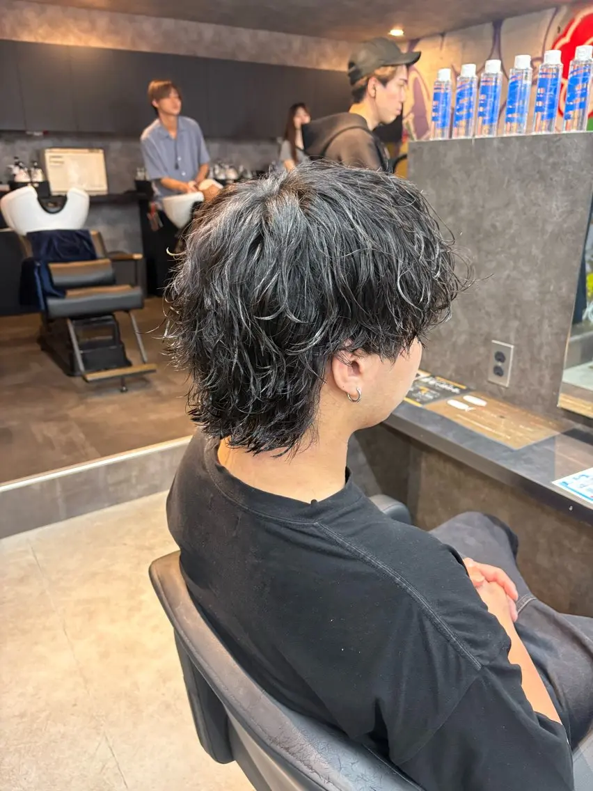パーマ メンズ keany錦糸町 ハセベユウのヘアスタイル