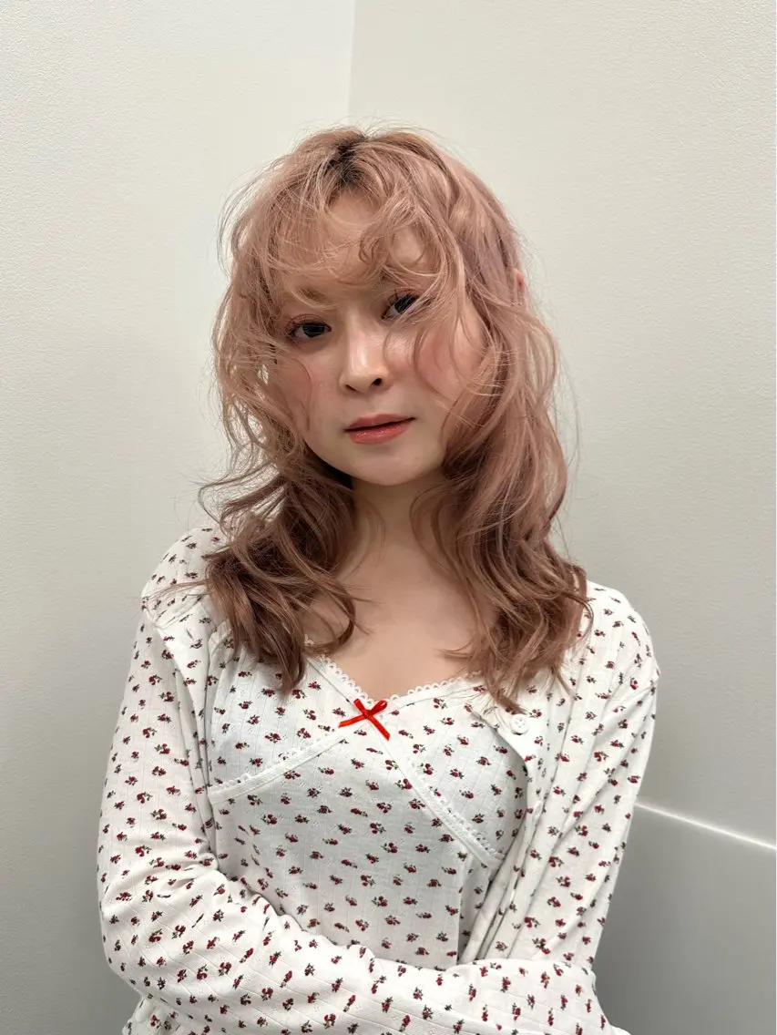ロング カラー ヘアカラー Daisy🎀【福岡 美容室】chiakiのヘアスタイル