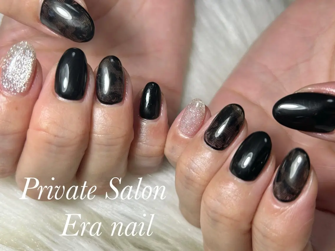 ネイル レース ハンドネイル Era nailのネイルデザイン