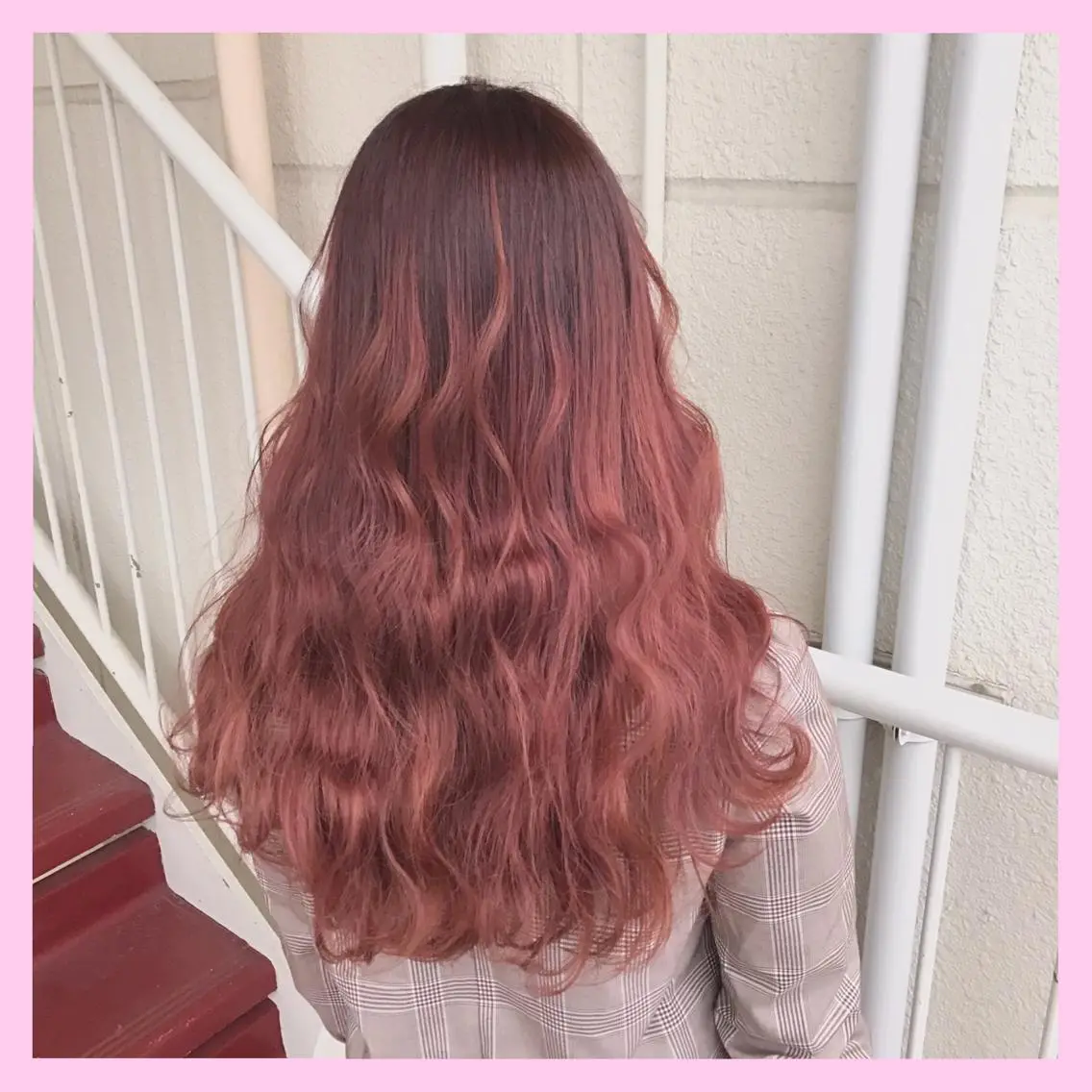 ロング カラー SHIN/レイヤー カット×クロスパーマのヘアスタイル