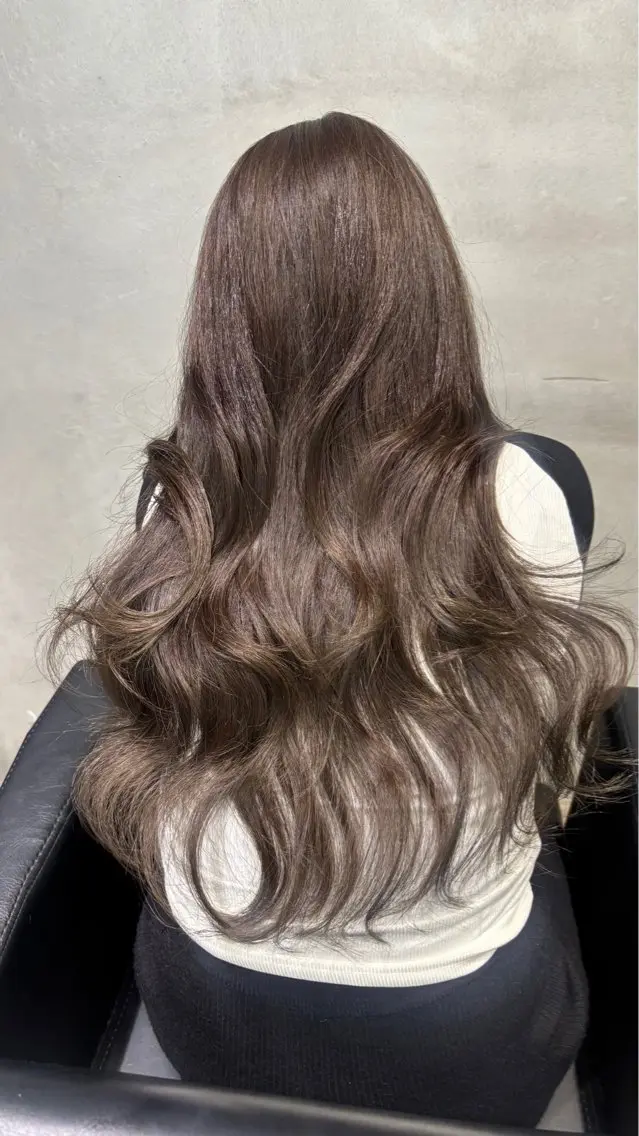 ロング カラー 透明感カラー MANA/上野/ カラーモデル🖤✨のヘアスタイル