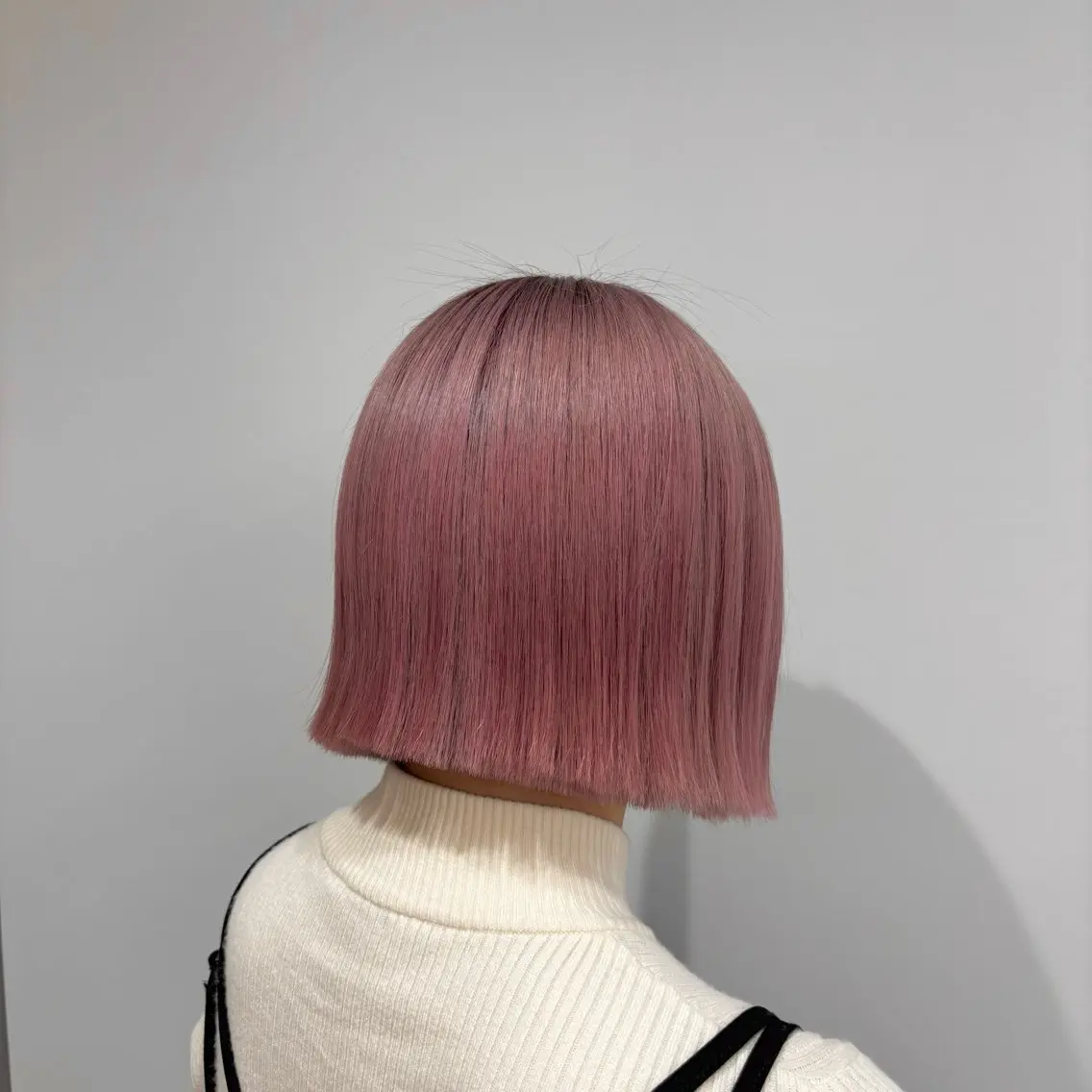 カラー ベージュカラー ブリーチ ピンクカラー ピンクベージュ 内藤 美幸のヘアスタイル