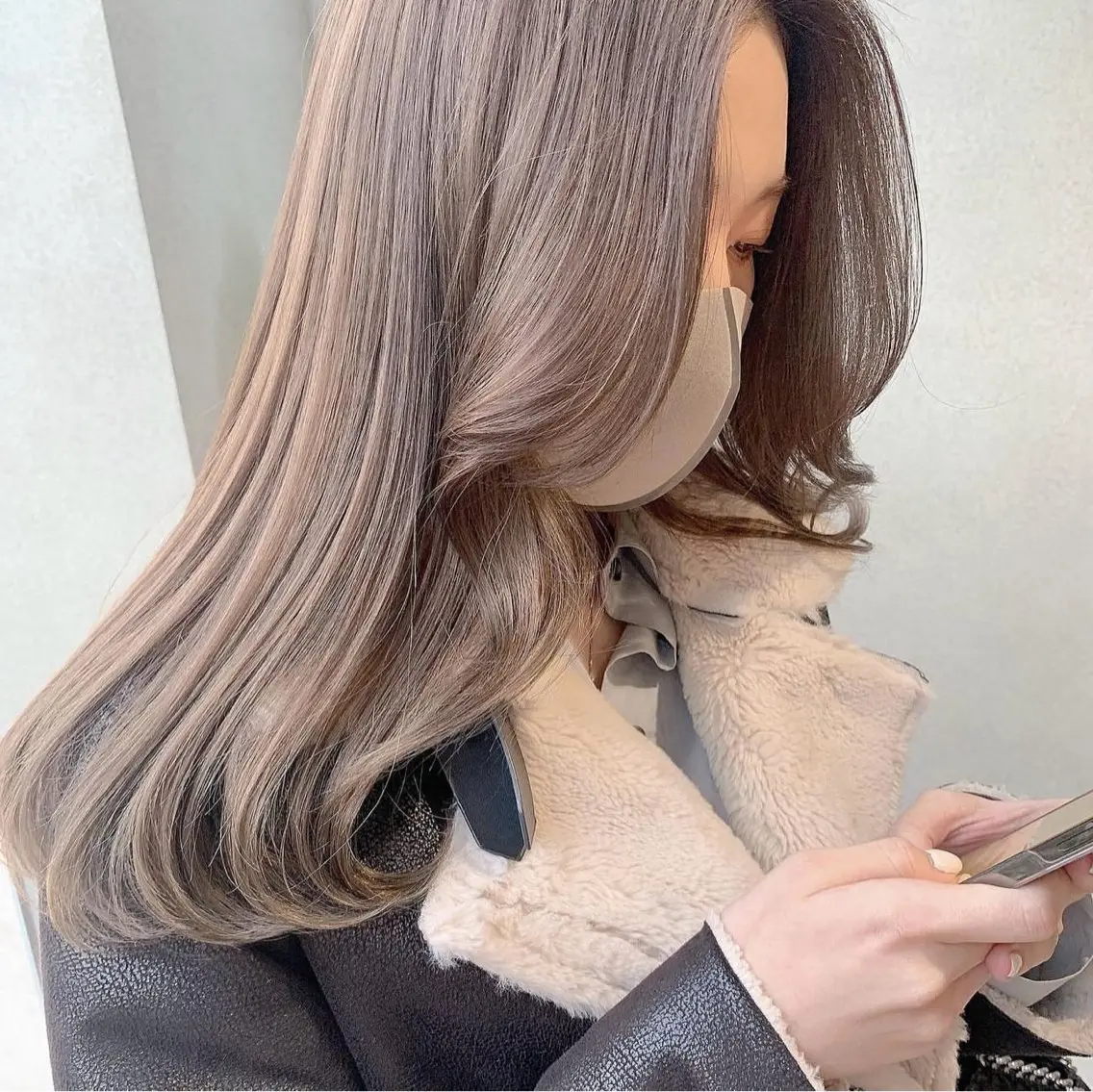 ミディアム 艶カラー/ヘアセット 着付け ふうか 渋谷のヘアスタイル