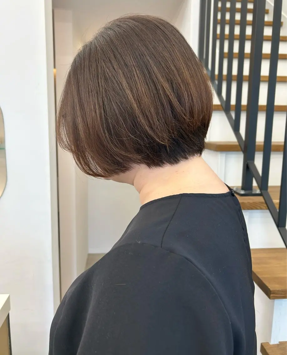ショート 丸みショート ショートヘア 本澤 朋香のヘアスタイル