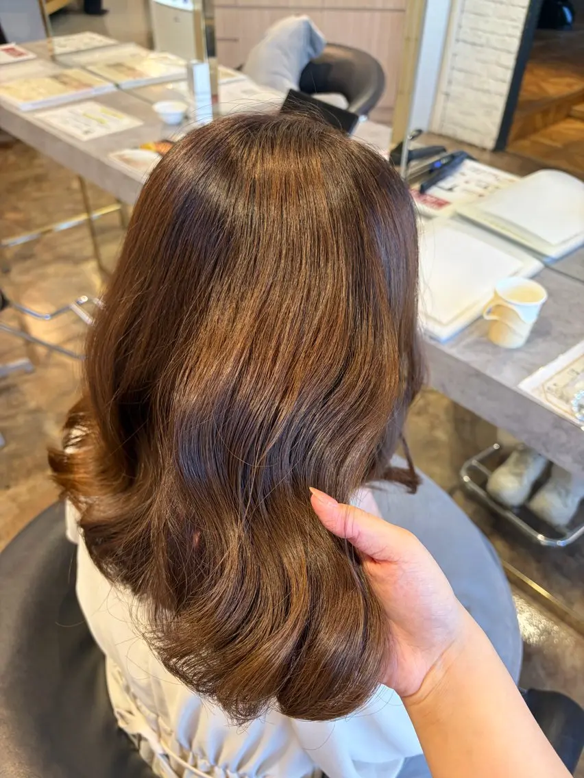 ミディアム 佐野 叶羽のヘアスタイル