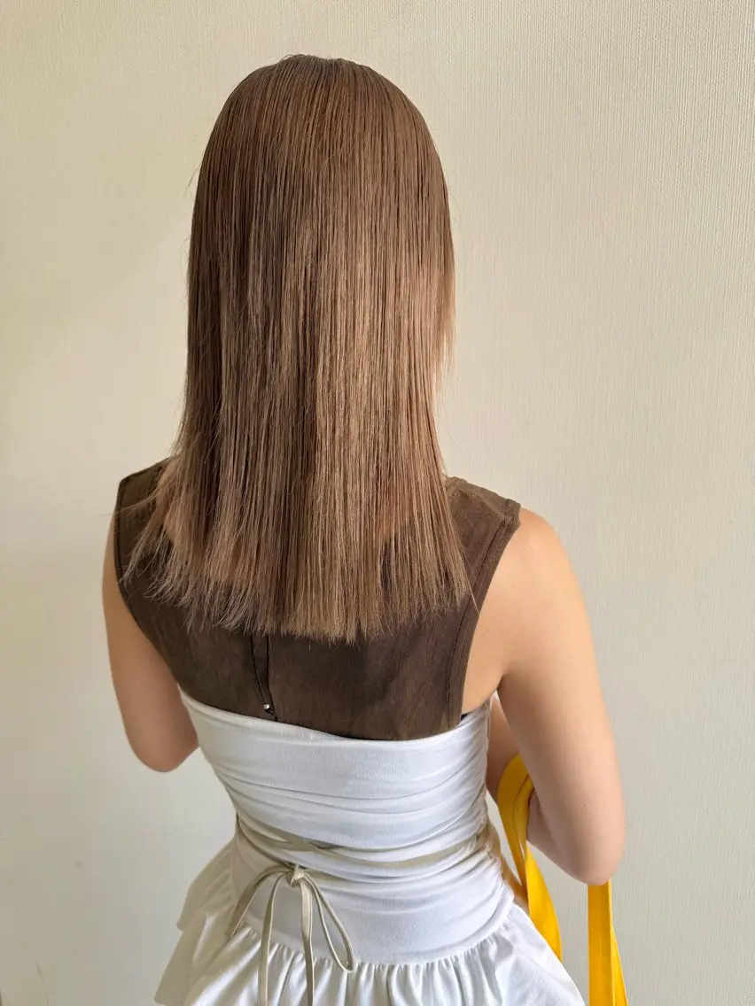 セミロング カラー 加藤 李奈のマツエク・マツパデザイン