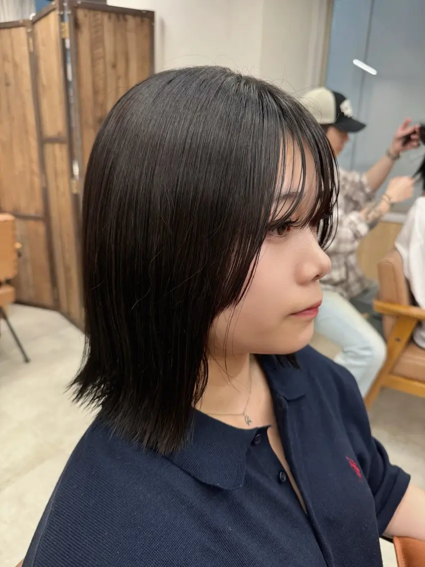 ミディアム カット トリートメント 縮毛矯正/髪質改善 インナーカラーせいぎのヘアスタイル