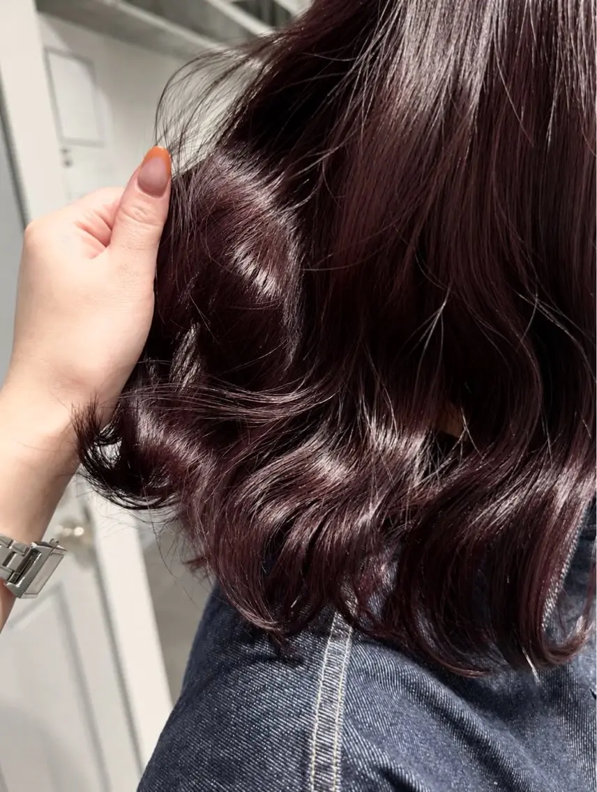 ミディアム ヘアカラー トリートメント 髪質改善/アレンジ/ カラーyumeのヘアスタイル