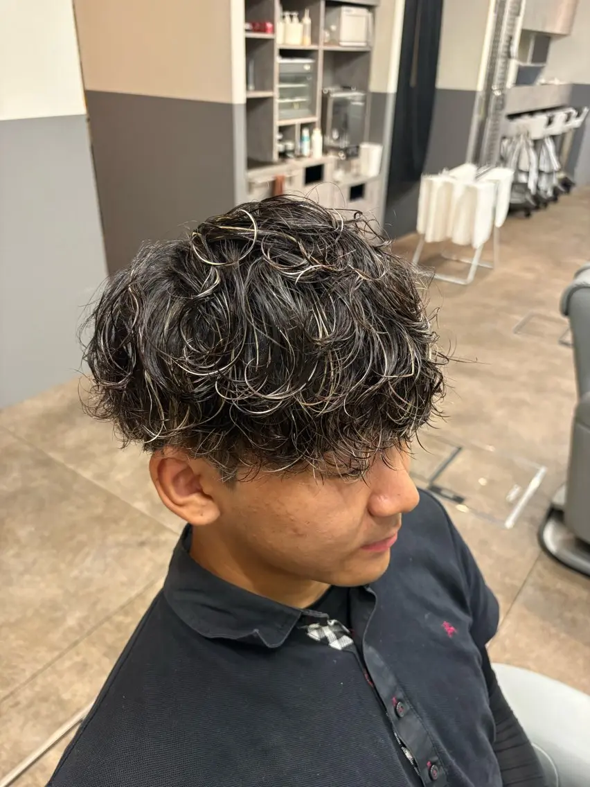 カラー ヘアカラー 田中 敬のヘアスタイル