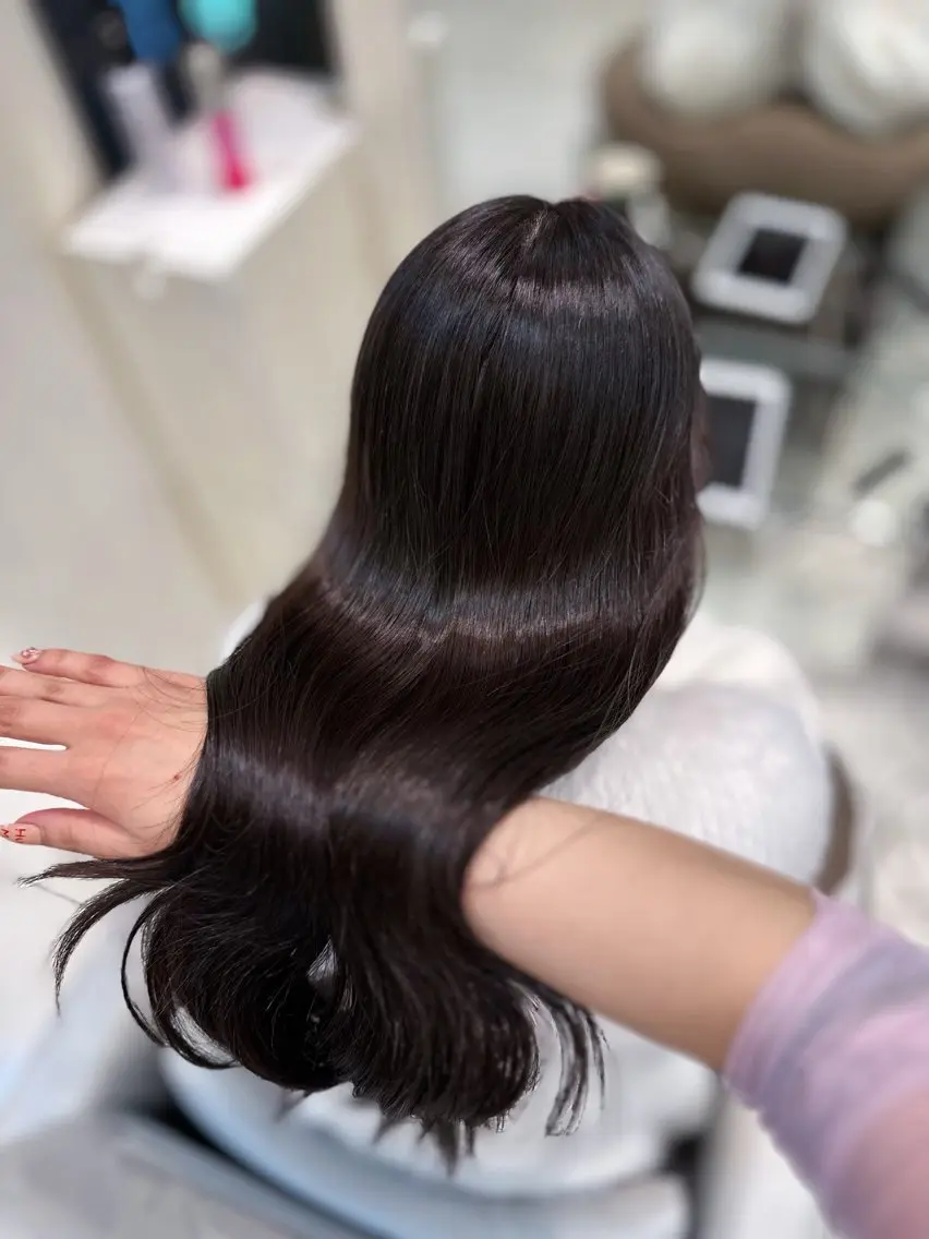 ロング カラー グレージュ カット ヘアカラー トリートメント ︎︎☁🧺チヒロ モデル募集🧺︎︎☁のヘアスタイル
