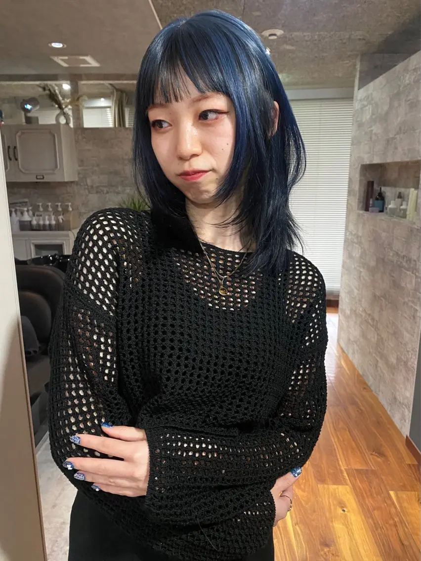 ミディアム カラー カット ヘアカラー トリートメント mai / linoah˚✧のヘアスタイル