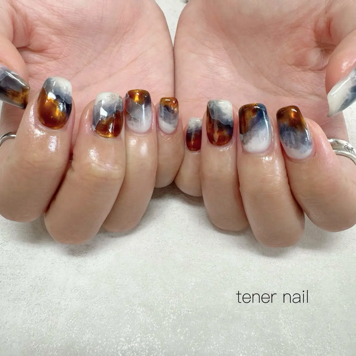 ネイル アートネイル ニュアンスネイル ハンドネイル テネルネイル tener nailのネイルデザイン