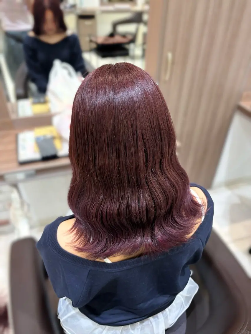 ミディアム カラー ヘアカラー トリートメント 🎀韓国レイヤー/ 髪質改善🎀きららのヘアスタイル