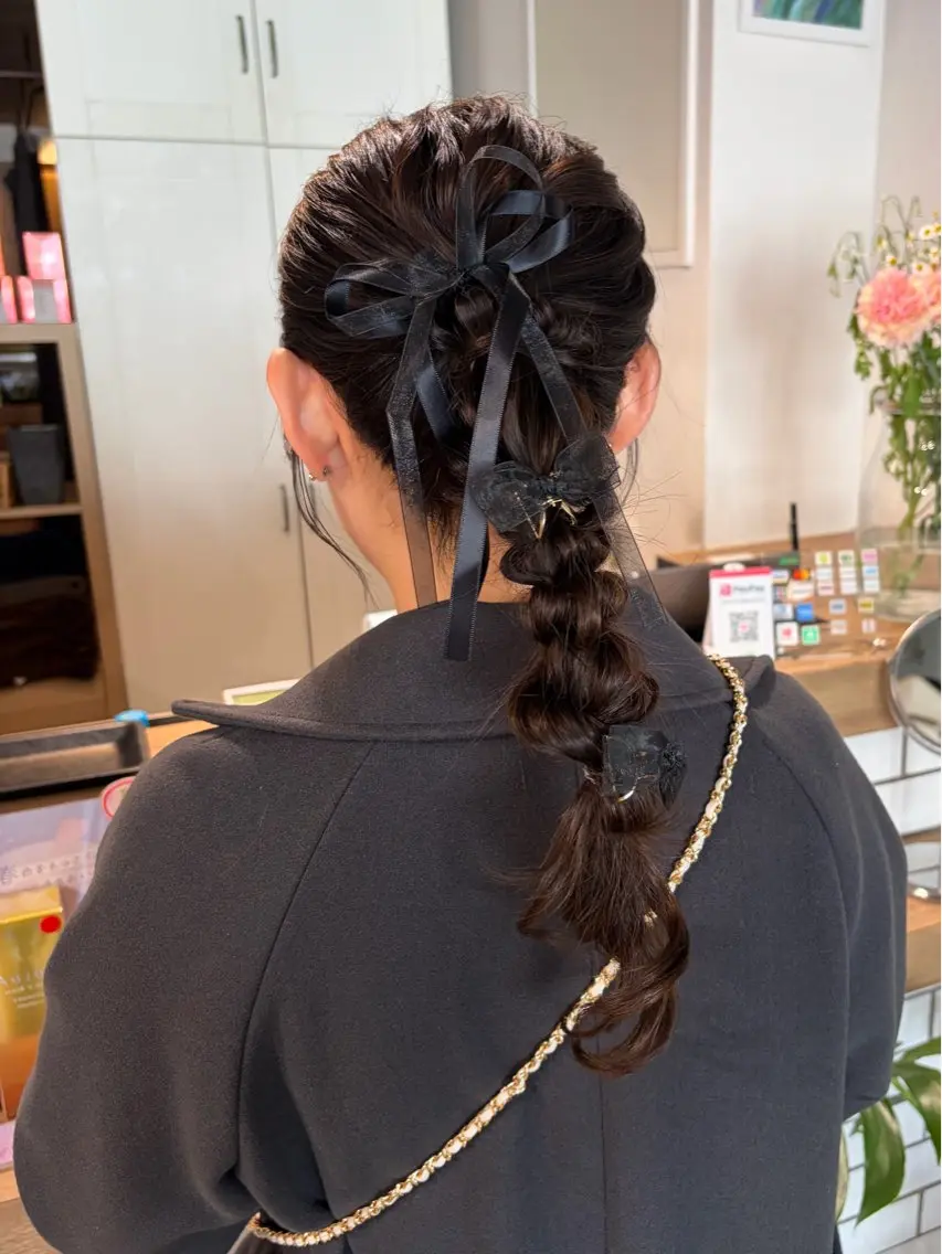 ヘアアレンジ ヘアセット 赤み消し透明感カラー /レイヤー/rinaのヘアスタイル