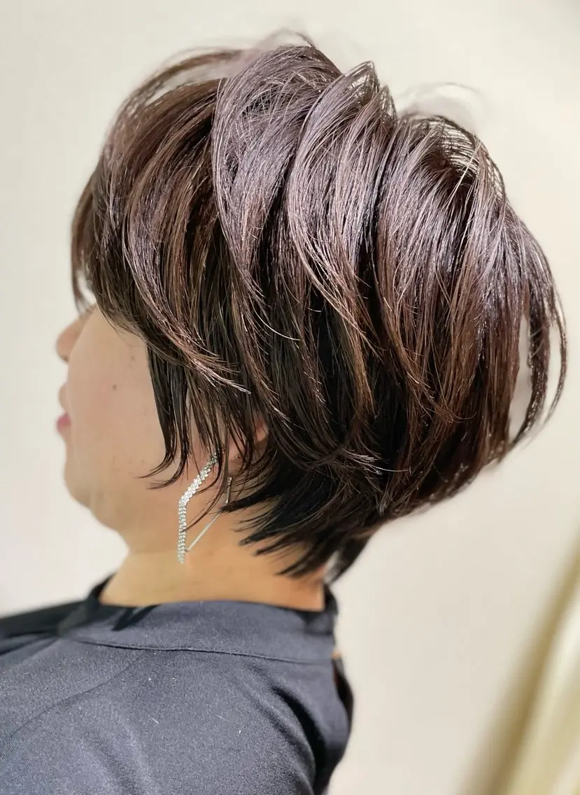 ショート ハンサムショート ショートヘア カット トリートメント 骨格整形カット/ ショート✂️堀夢哉のヘアスタイル