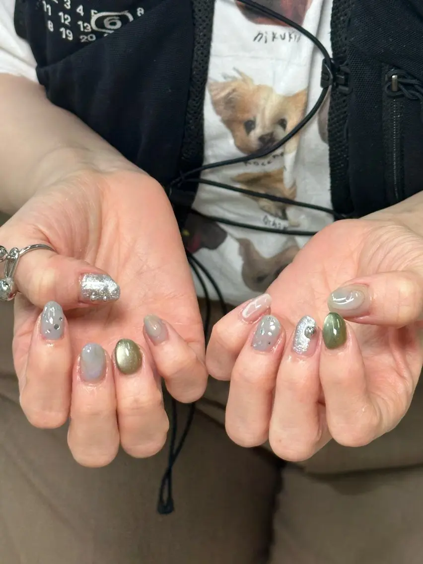 ネイル ニュアンスネイル ハンドネイル 🐚 すなのネイルデザイン