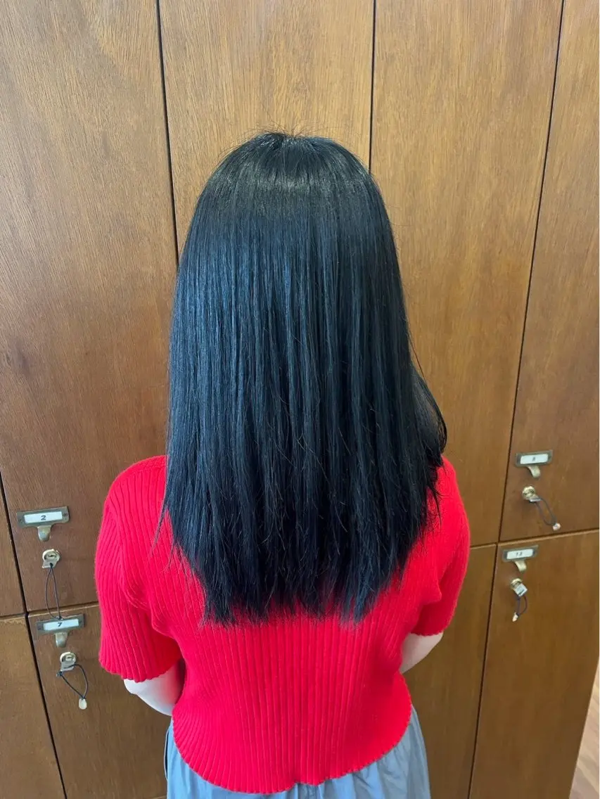 セミロング 兼古 望羽のヘアスタイル