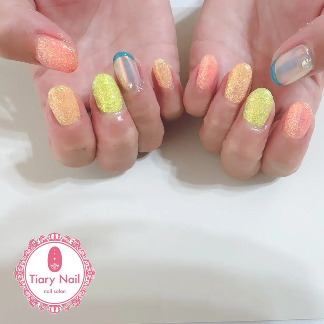 ネイル tiarynail K K🐼のネイルデザイン