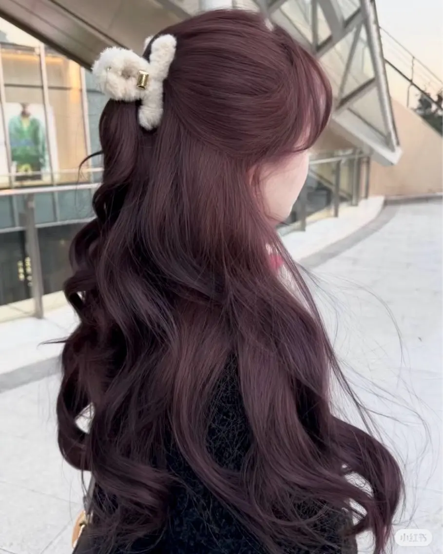 ロング カラー カット ヘアカラー トリートメント ヘッドスパ 艶髪/韓国スタイル 🤍りんのヘアスタイル