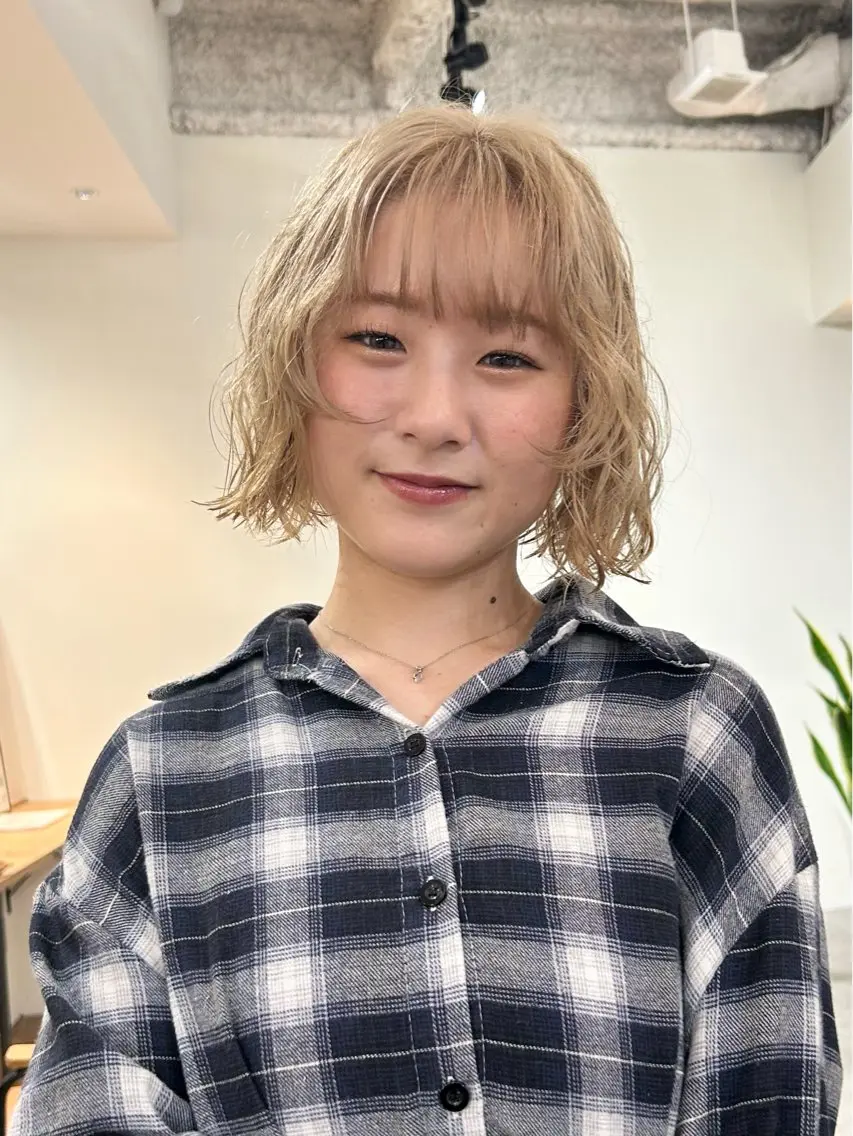 【ミニモ限定‼️】 カット✂️+ダブルカラー🥣+トリートメント 大阪 梅田 茶屋町の写真
