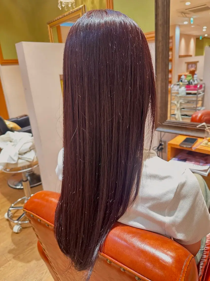 ロング カラー ブリーチ ブリーチなしカラー Lita／MIRI 🍓のヘアスタイル
