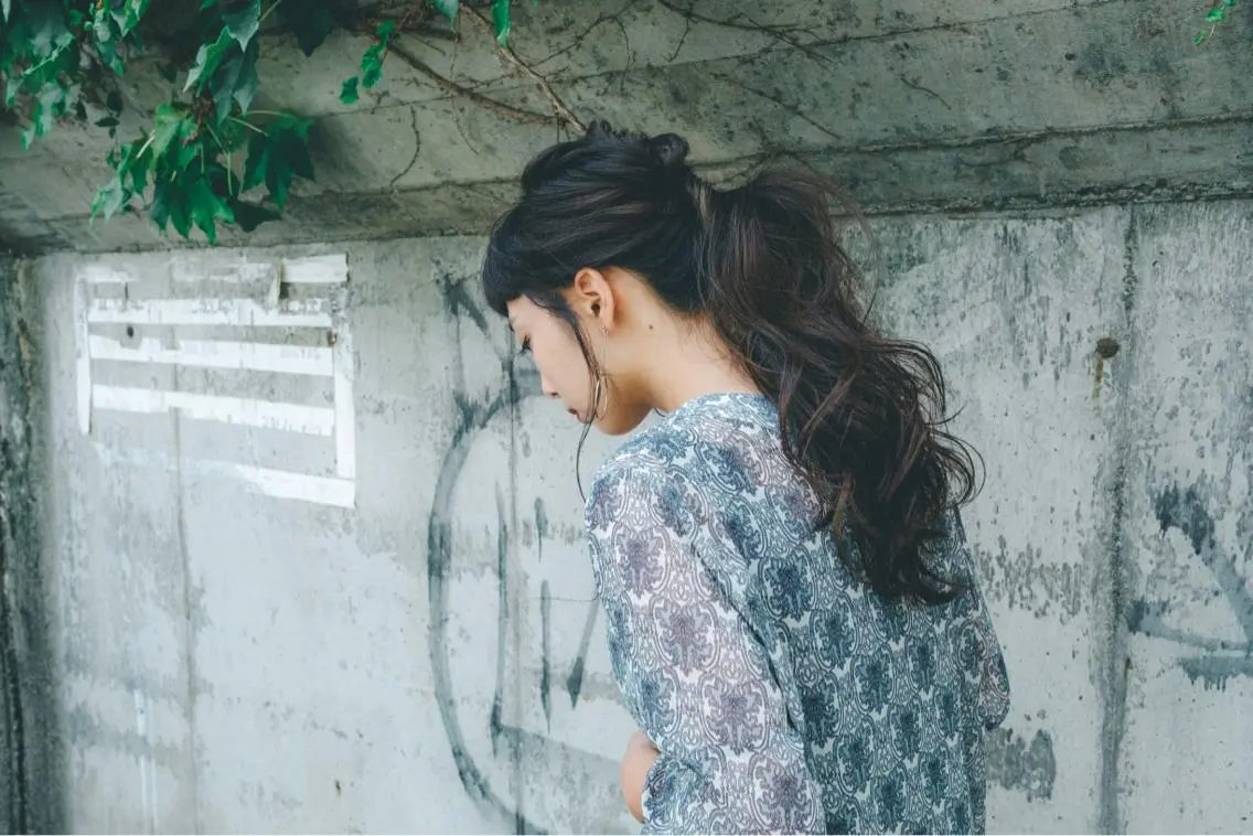 ロング カット 佐藤 旭のヘアスタイル
