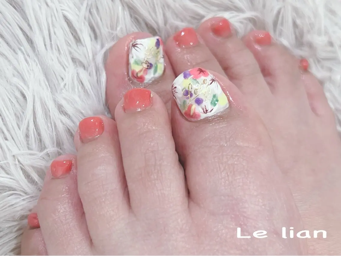 ネイル フットネイル Le lianのネイルデザイン