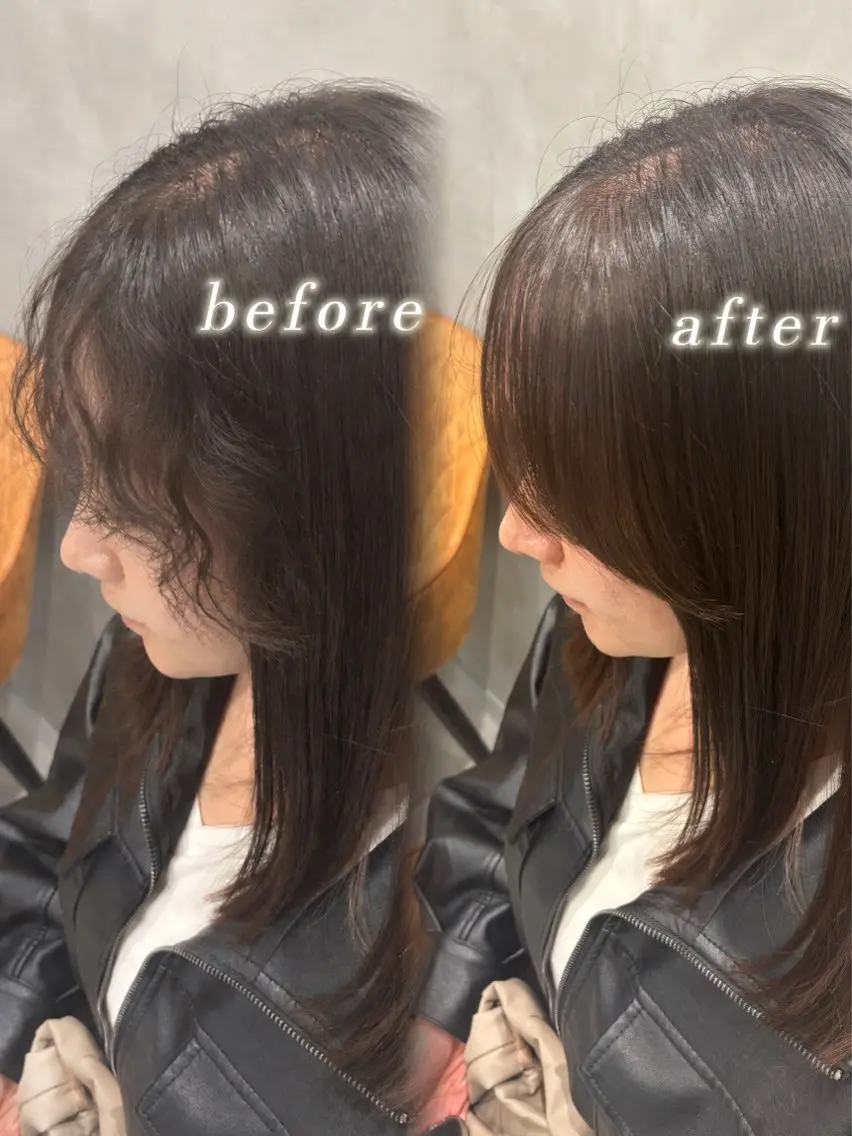 ロング 縮毛矯正 推し活アレンジ🎀 艶カラー￤nanoのヘアスタイル