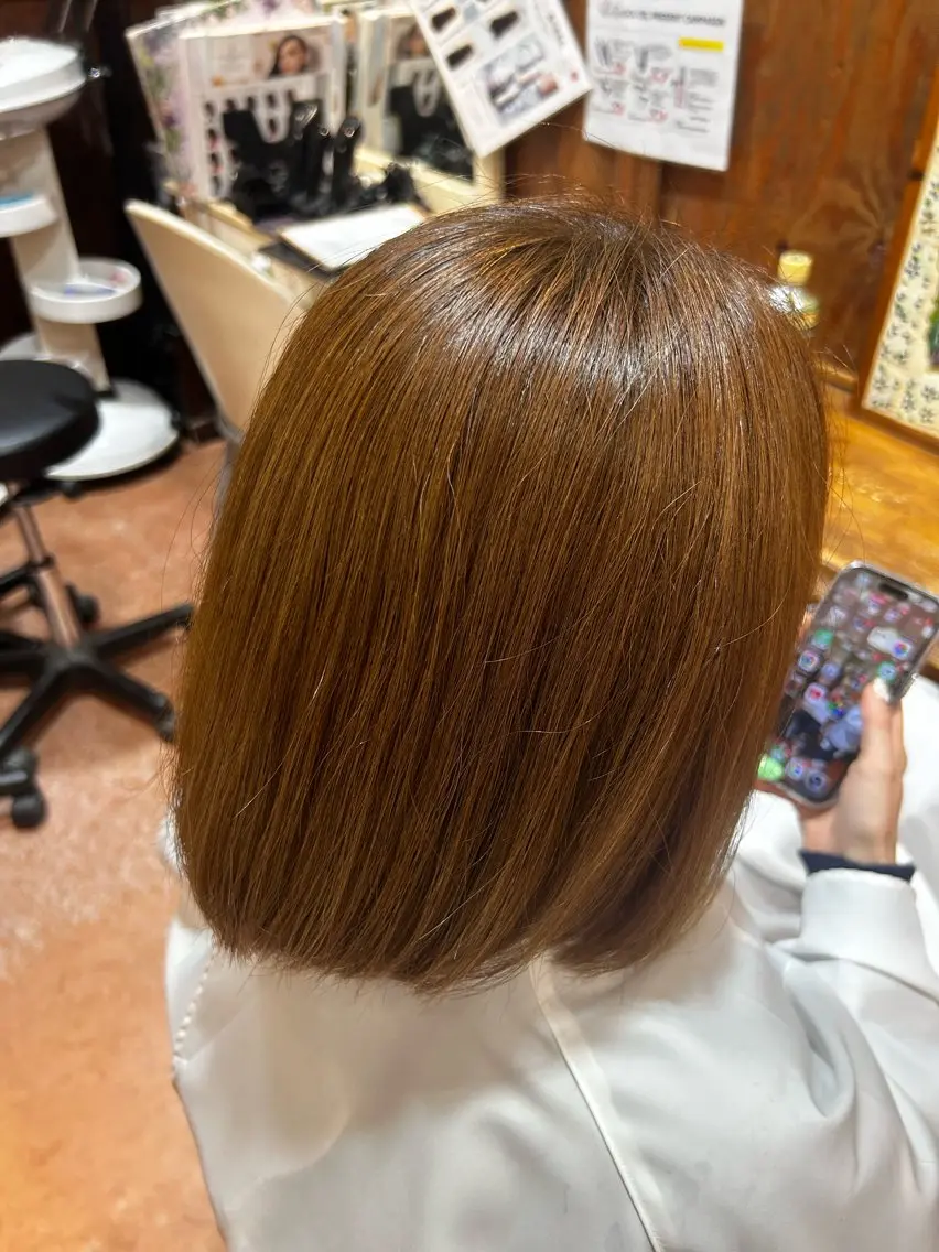 カラー ブラウンカラー ヘアカラー 髙橋 遥大のヘアスタイル