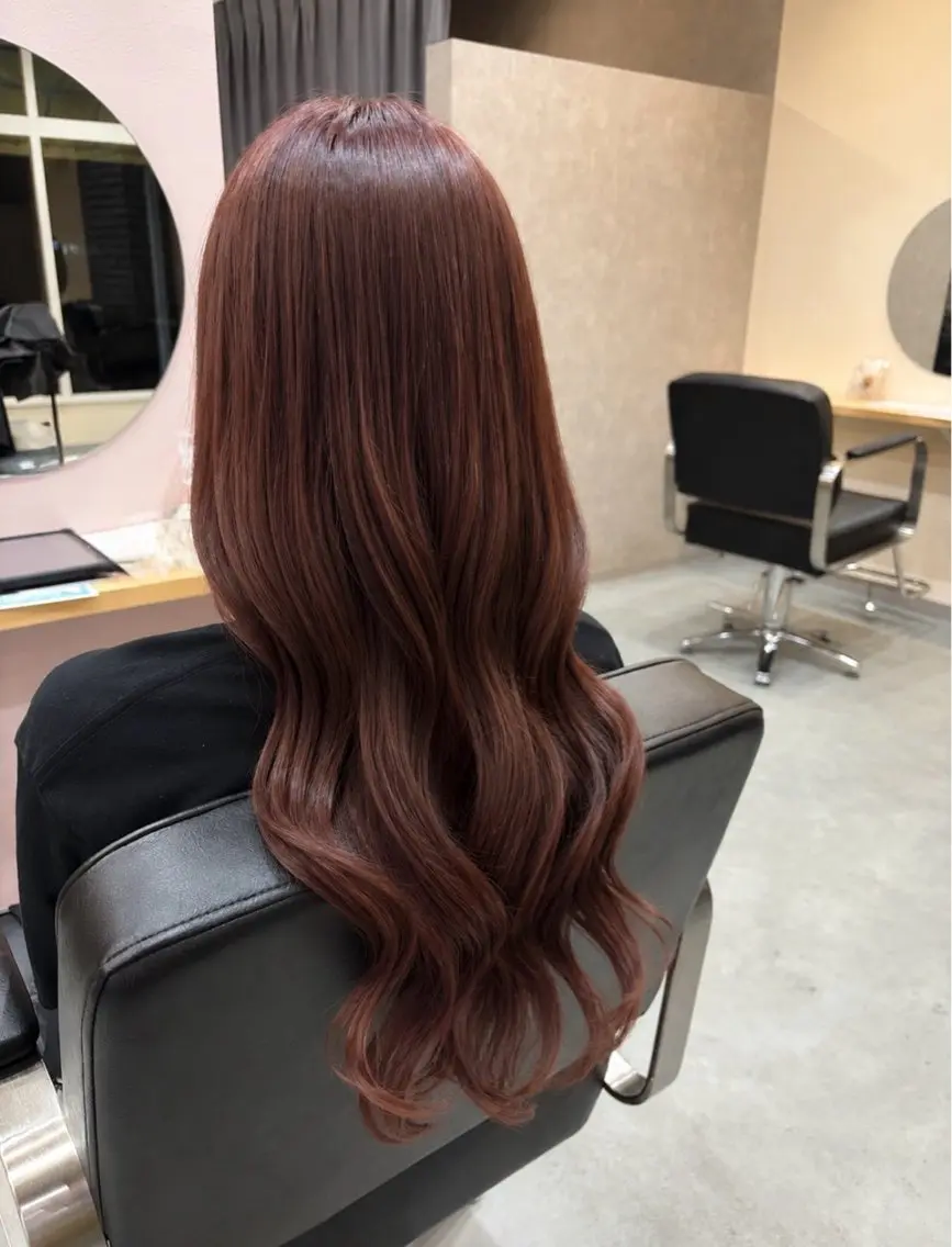 ロング カラー ヘアカラー トリートメント 透明感カラー/ 髪質改善☁️𓍼のヘアスタイル
