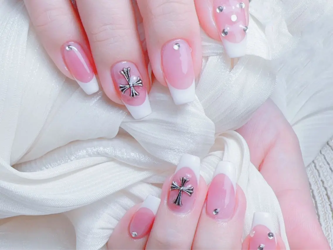 ネイル ハンドネイル M 🌷Nail 長さだし専門店のネイルデザイン
