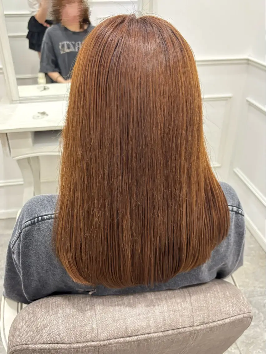 セミロング ヘアカラー 福与 美和のヘアスタイル