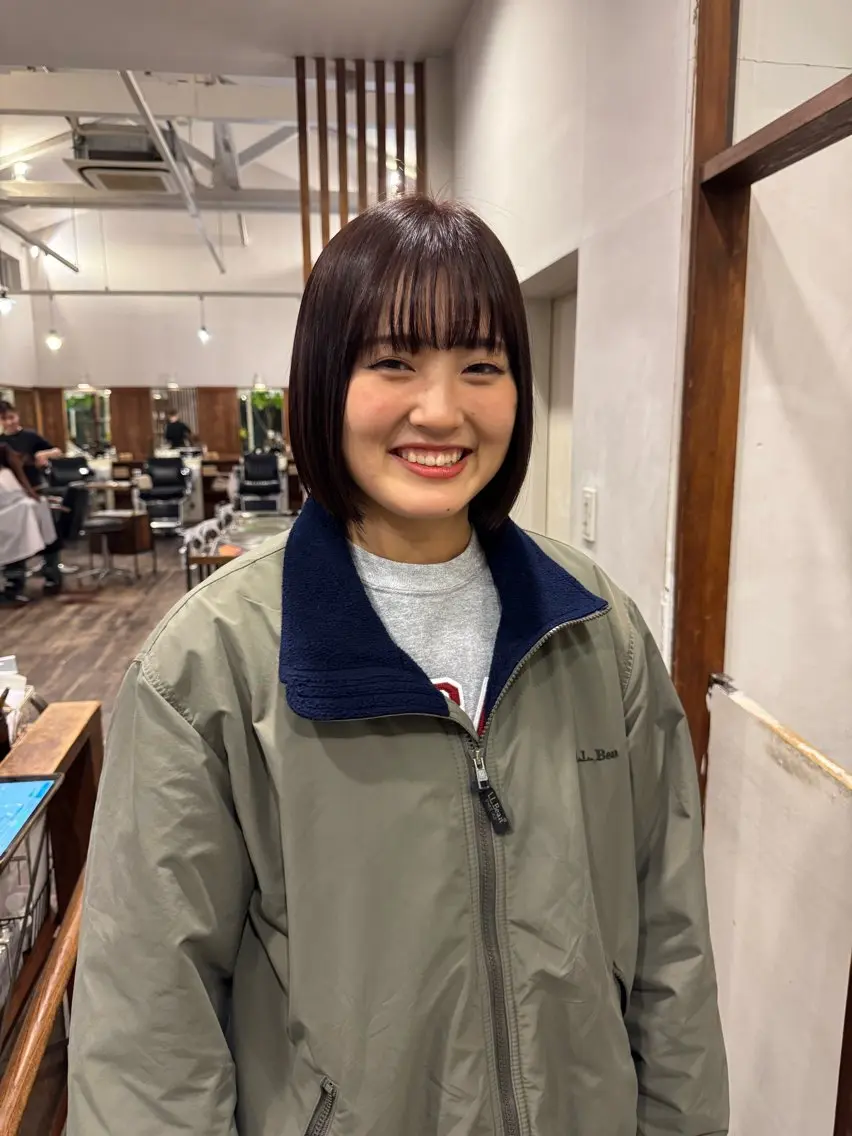 🍃ベーシックカラー＋前髪カットの写真
