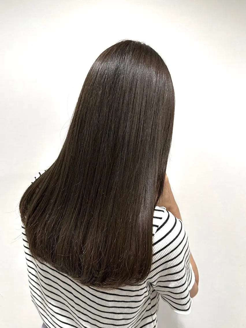 ꒰ 🧸レディース限定🎀꒱ ナチュラル酸性ストレート➕ うるつや3stepトリートメント付き🪄の写真